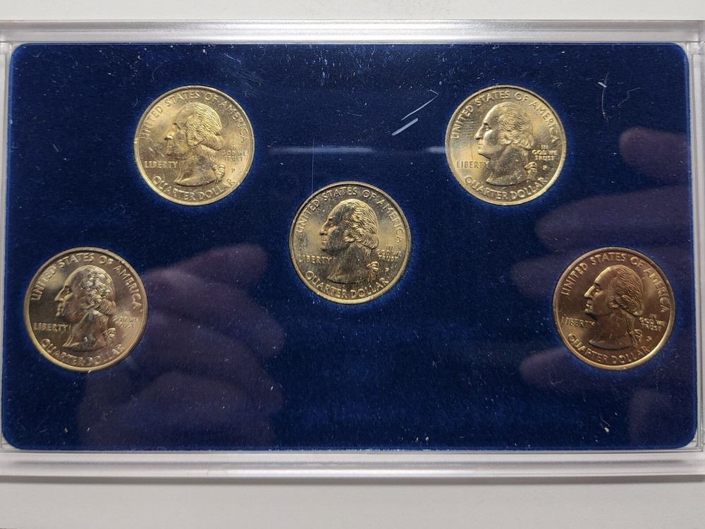 1999 state quarter set Philadelphia Only
