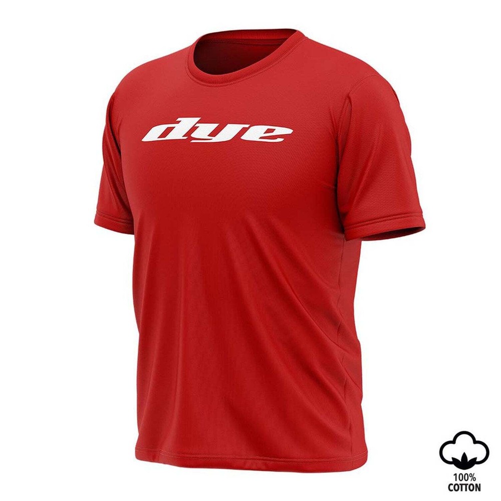 Dye Logo T-Shirt - Red Size: Small