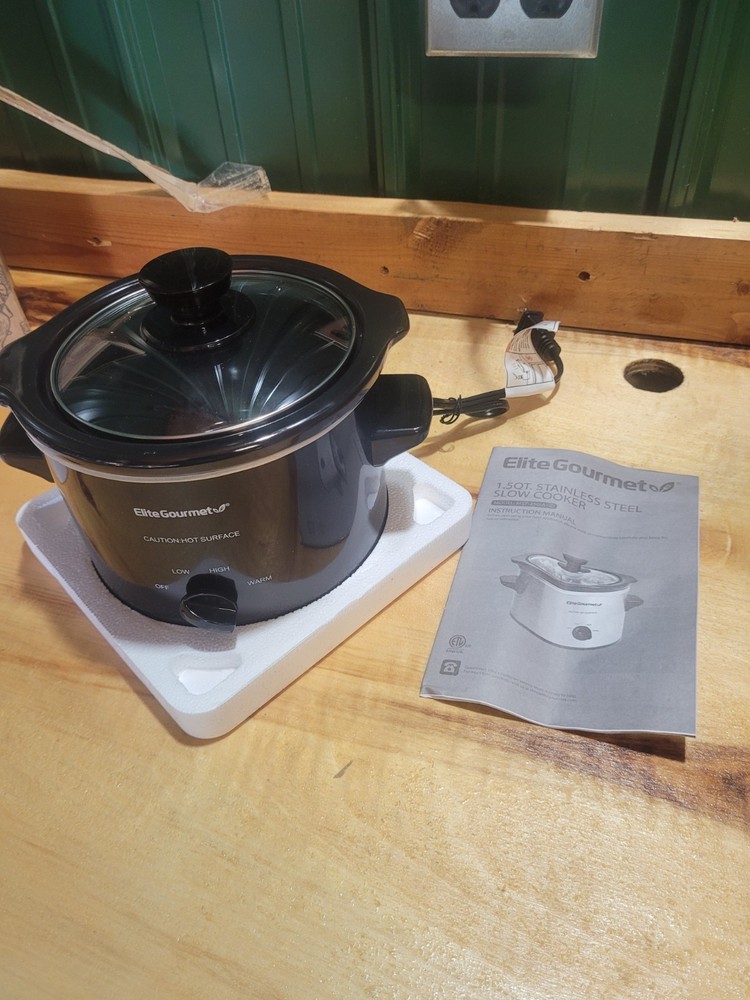 Elite Gourmet 1.5qt Slow Cooker