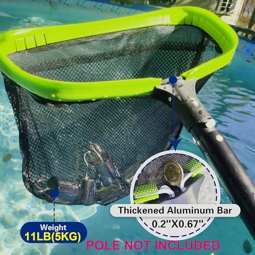 Pool Net,Professional Swimming Pool Leaf 17.5" Double Layer Regular Mesh