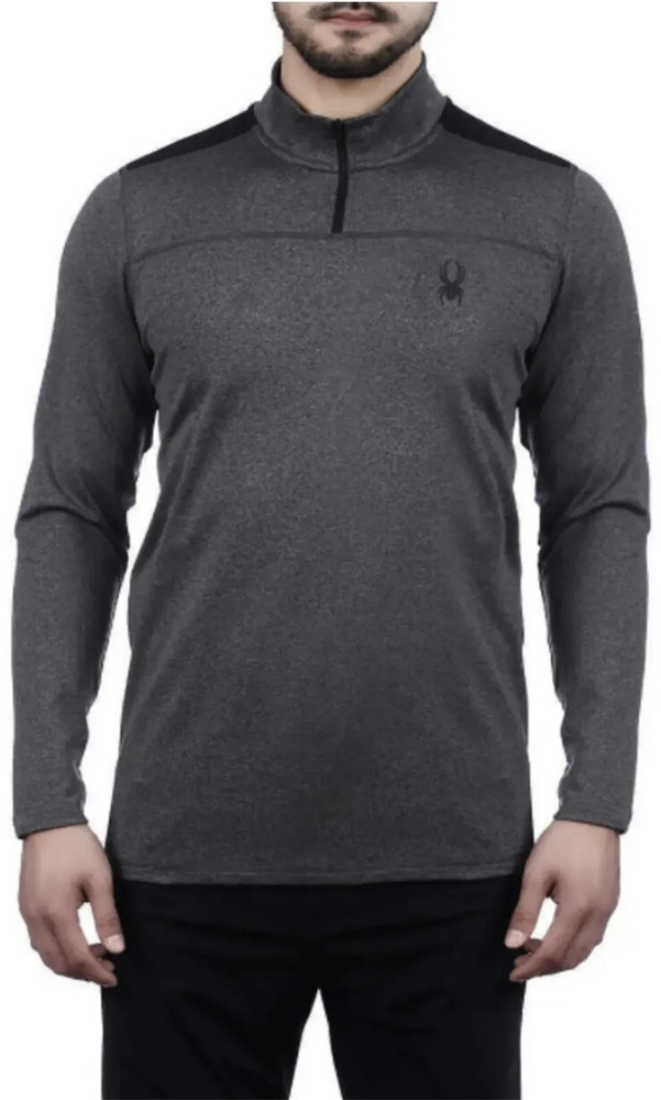 Spyder Active Men's XL Performance 1/4 Zip Pullover in Black OR Gray NWT