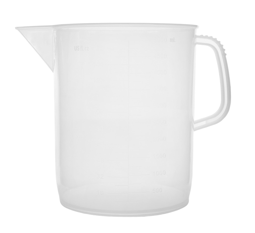 Measuring Jug, 5000ml - Polypropylene - Short Form - Eisco Labs