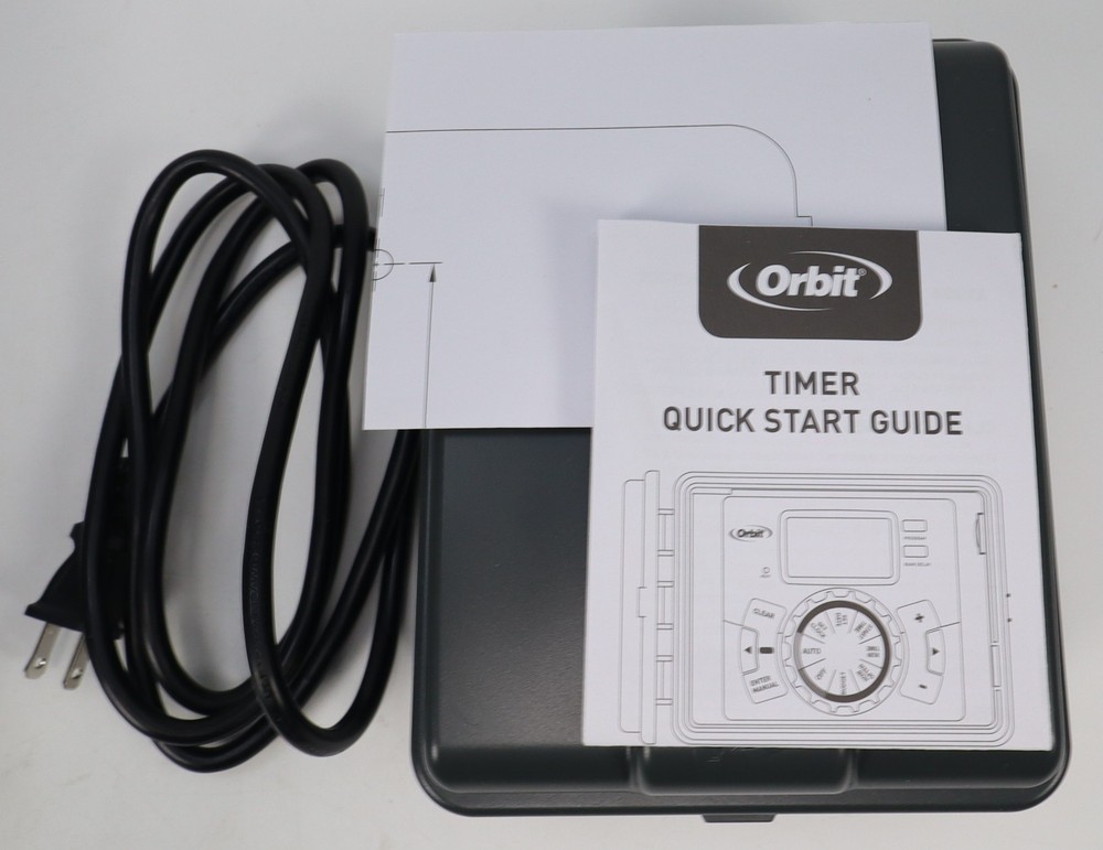Orbit Easy-Set Logic® Indoor/Outdoor Sprinkler Timer/Controller. Open Box No Key