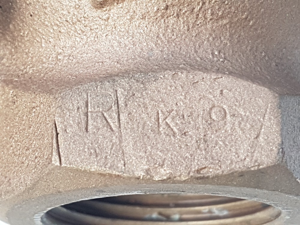 Mack 7938 Brass Valve Series B1 - 100 kPa - 25mm - 1-1/4 inch port - Unused