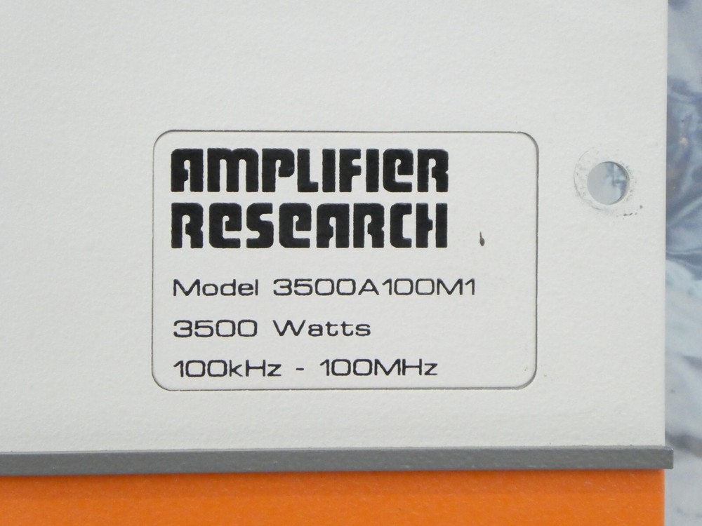 Amplifier Research Operator Interface Control Panel 3500A100M1 3500A Surplus