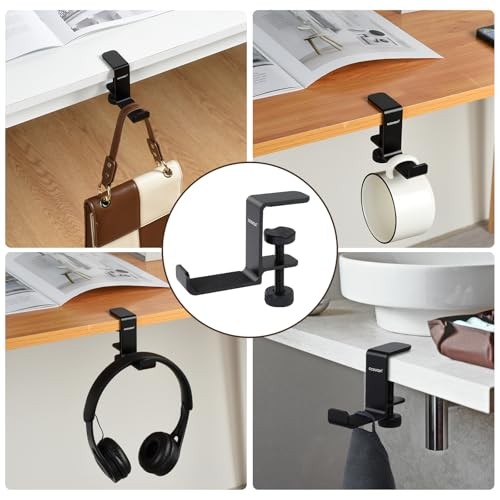 Foldable Headphone Stand for Desk, Aluminum Headset Single Foldable Stand