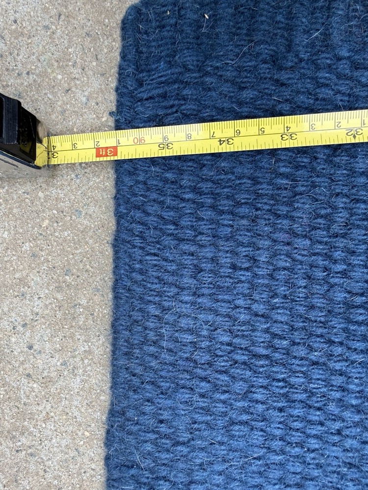 MAYATEX western saddle Pad - Solid Navy wool Folding - Gently used
