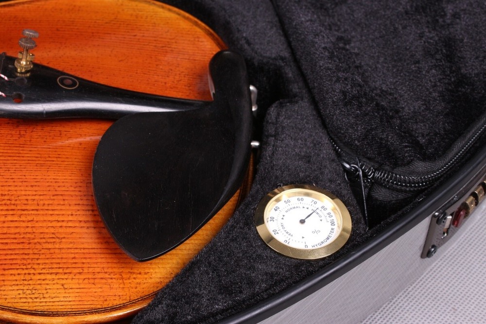 Silver Carbon Fiber Violin case 4/4 Violin Box Code Lock Strong Light Case strap