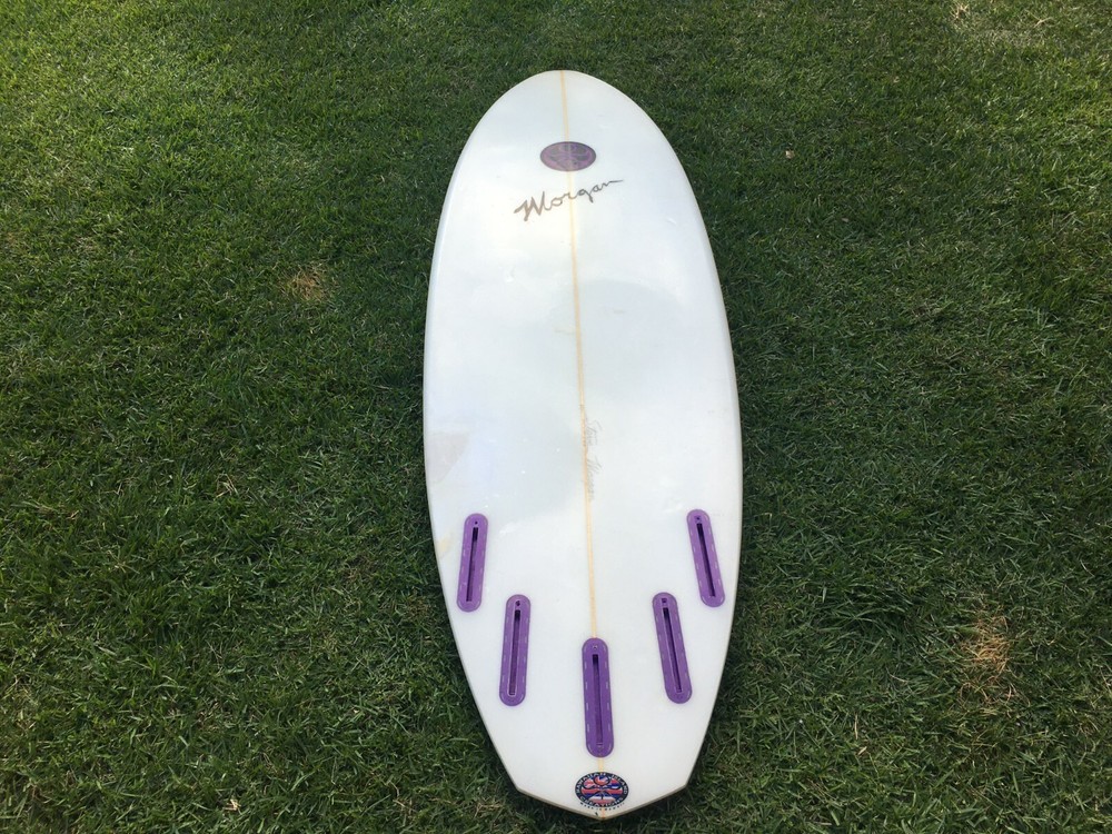 White HIC Morgan Super V Short Surfboard 
