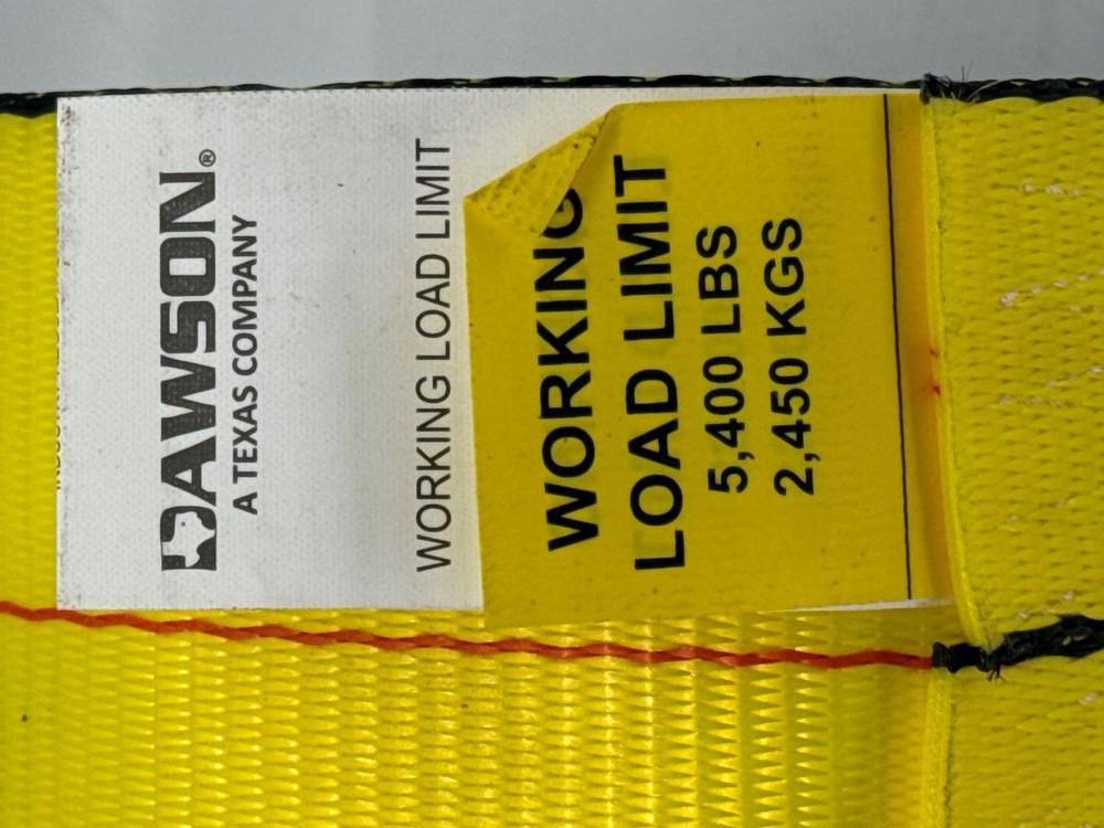 4"X27' Winch Strap with Loop End 2 Pack