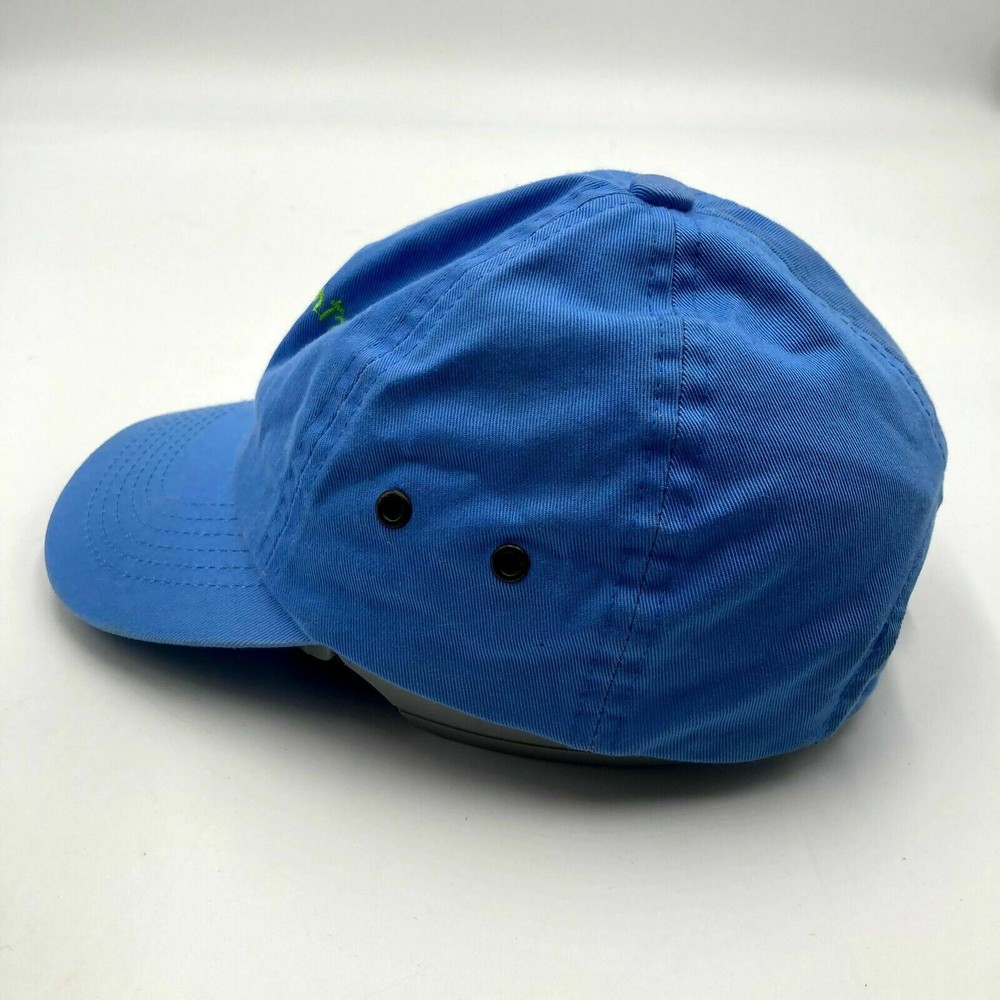 Montana Moose Hat Cap Youth Blue Strap Back Adjustable