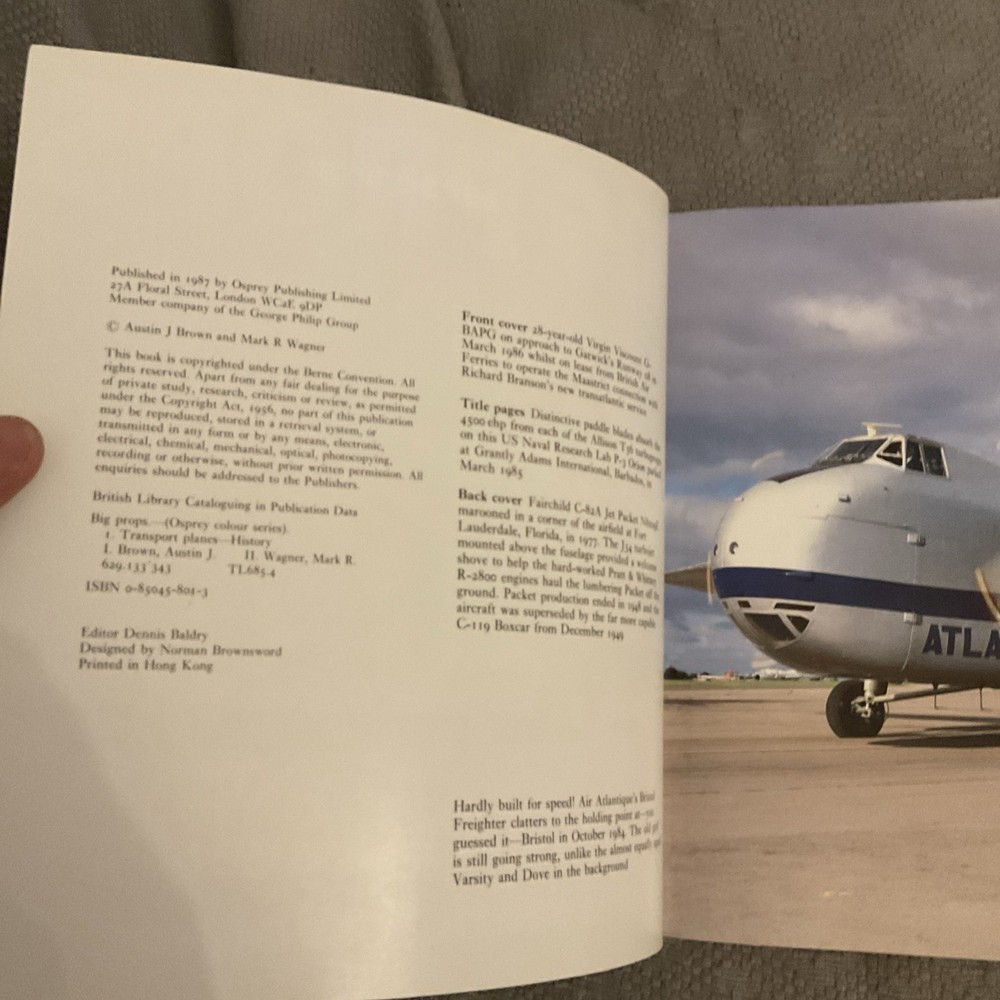 Big Props (Osprey colour series), Wagner, Mark R.