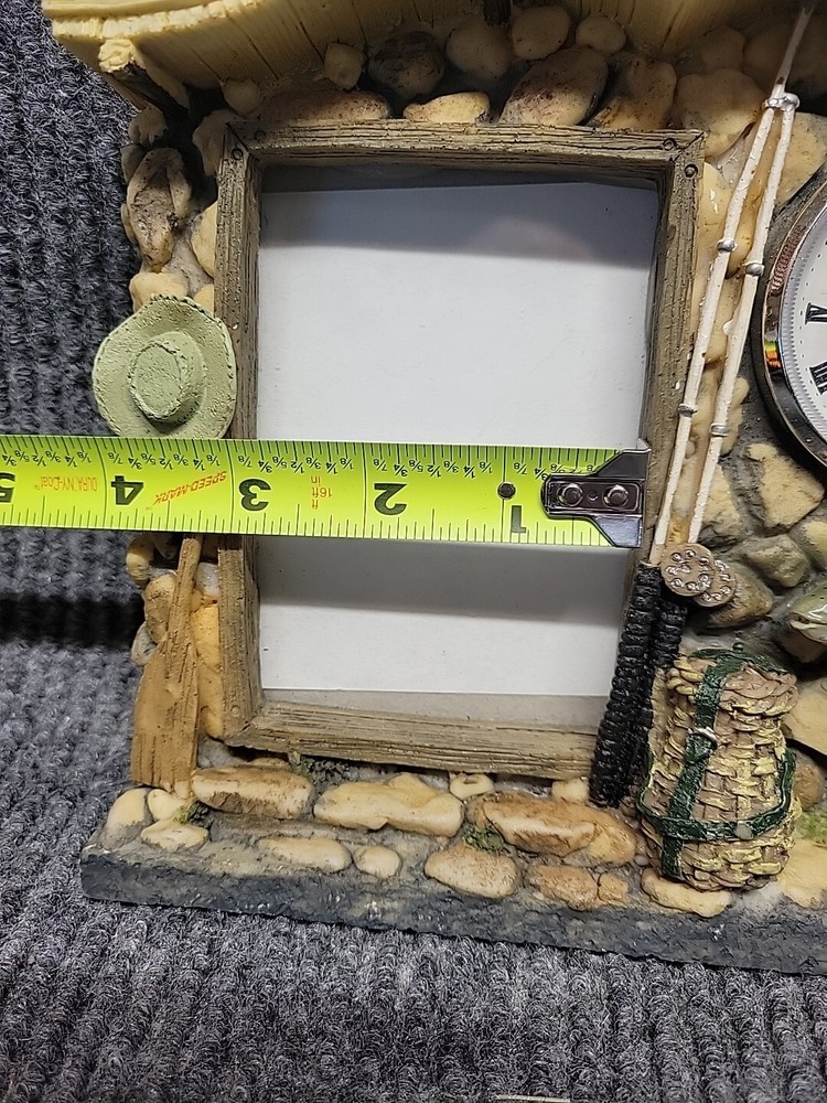 Fishing Clock Picture Frame 3D Resin
