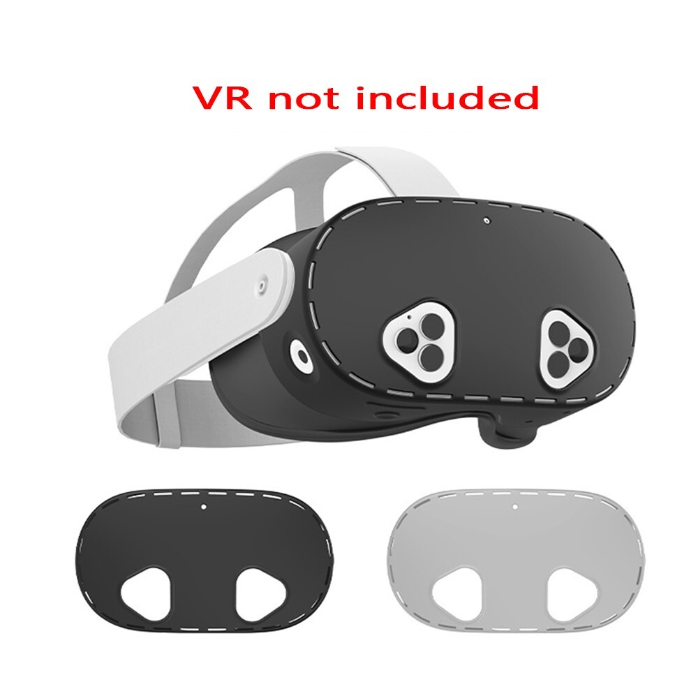 VR Shell Cover for Meta Quest 3S, Soft Silicone Front Headset Protective Cover