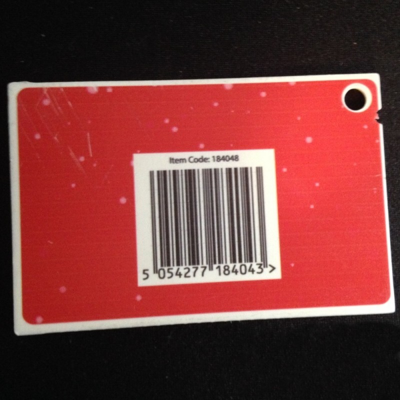Ice Scraper Handy Credit Card Size Red