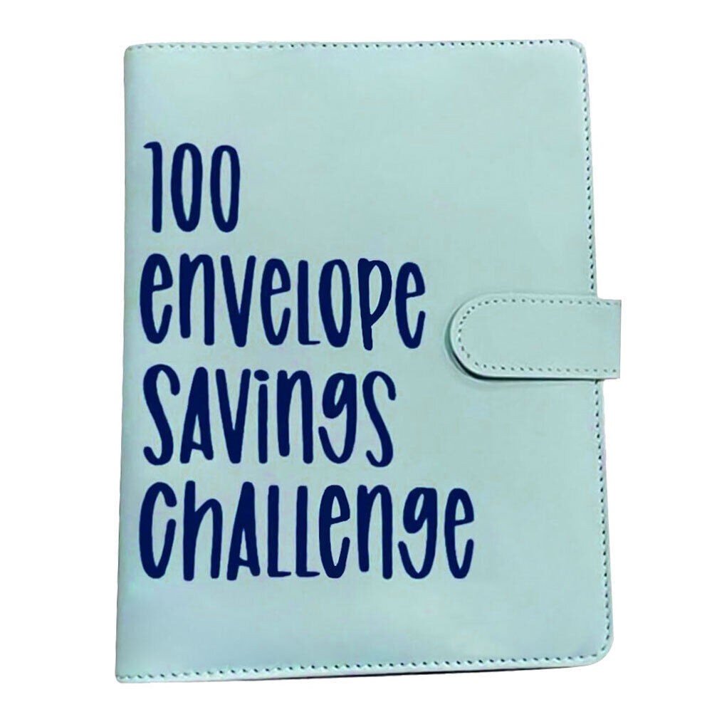 100 Envelope Challenge Binder, Savings Challenges Budget Book Binder Envelopes
