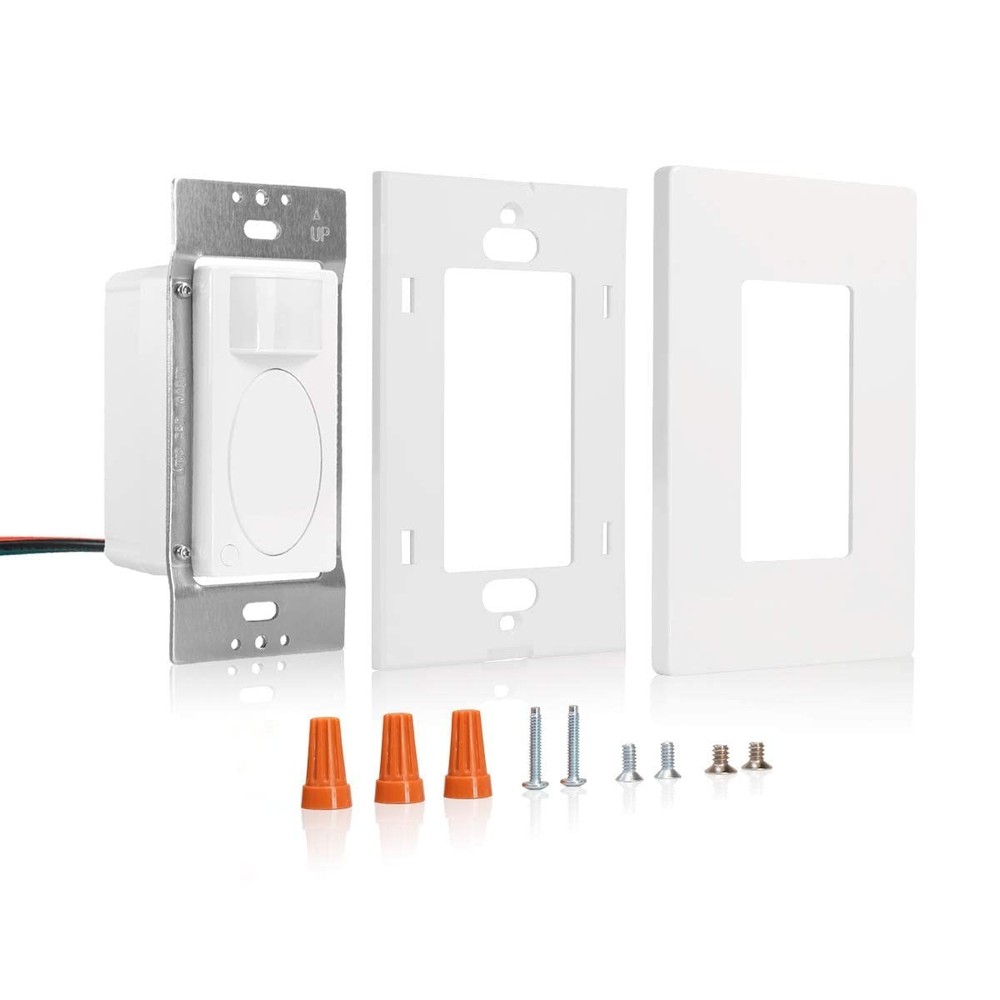 Motion Sensor Switch with 3 in 1 Occupancy Sensor Switch/Vacancy Sensor Switc...