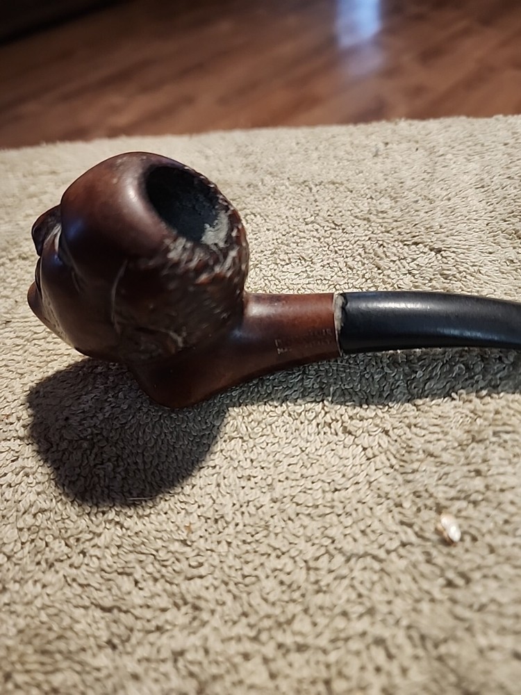 Briar Imported Italy Figural Smoking Pipe