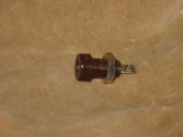 Banana Jack, brown, HH Smith, Panel Mount