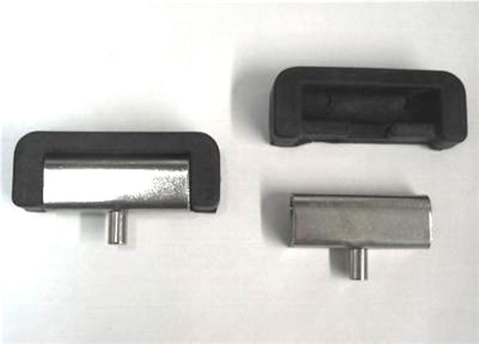 Metal & Rubber Industrial Sewing Machine Table Hinge Set