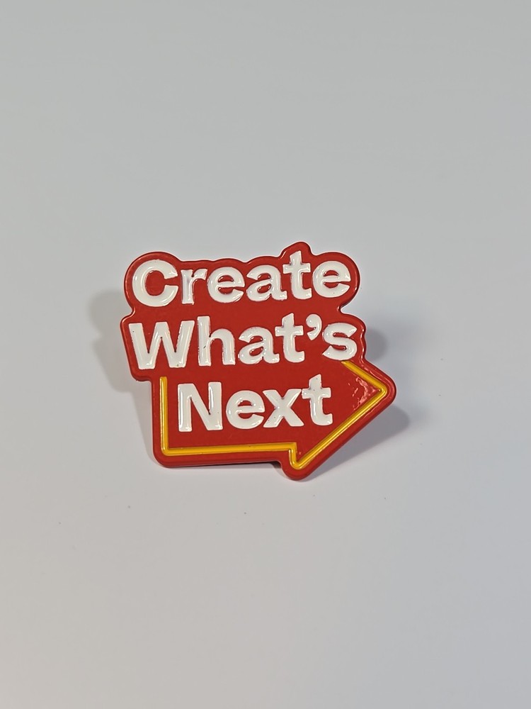 Create What's Next Lapel Pin