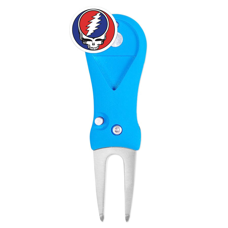 The Grateful Dead Golf Ball Marker + Switchblade Divot Tool Gift