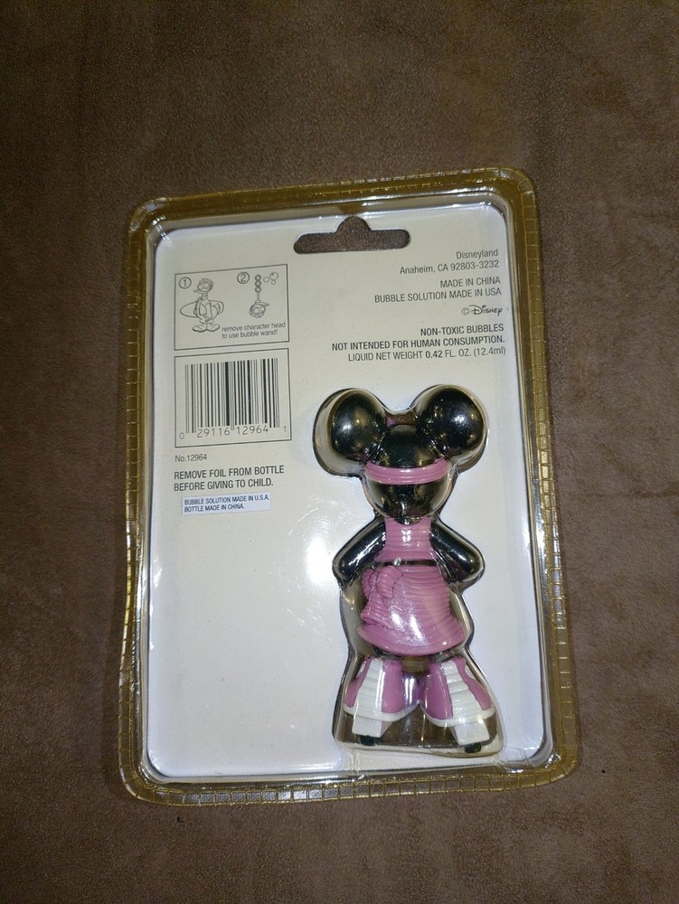 Disney Paradise Pier Minnie Mouse Bubble Maker NIB