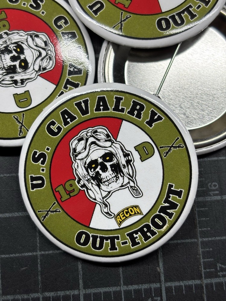 US Cavalry Pin, Recon, US Cavalry