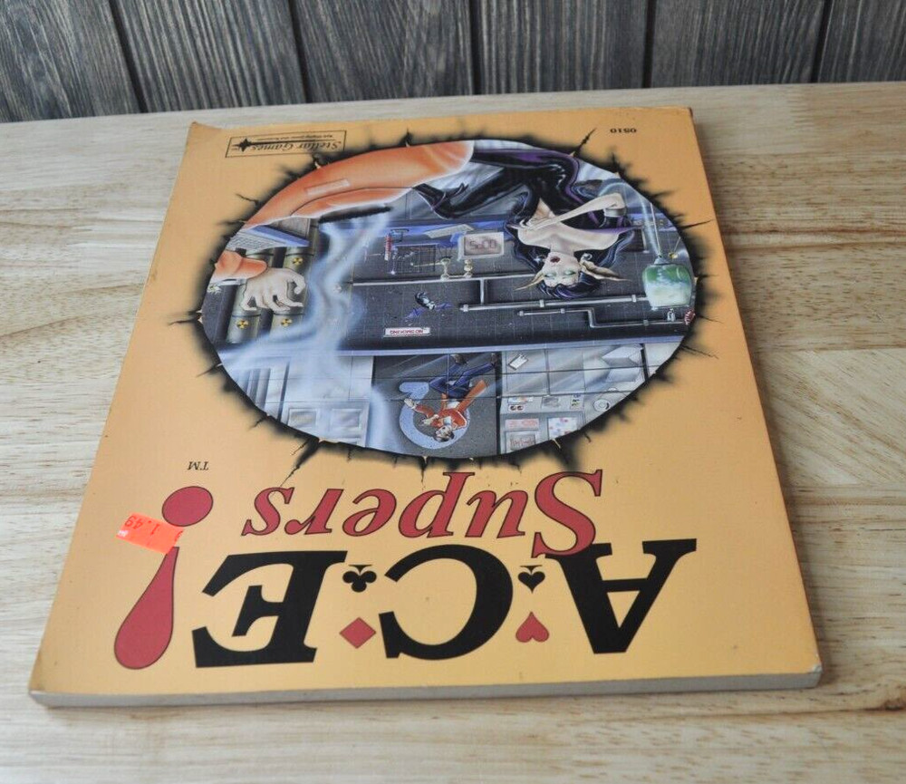 ACE Super-Agents Powers-Stellar Games Paperback Book *Pre-Owned*