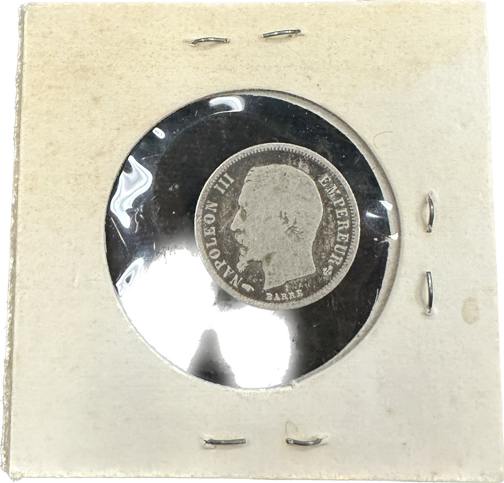 France 50 Cents 1858 Coin
