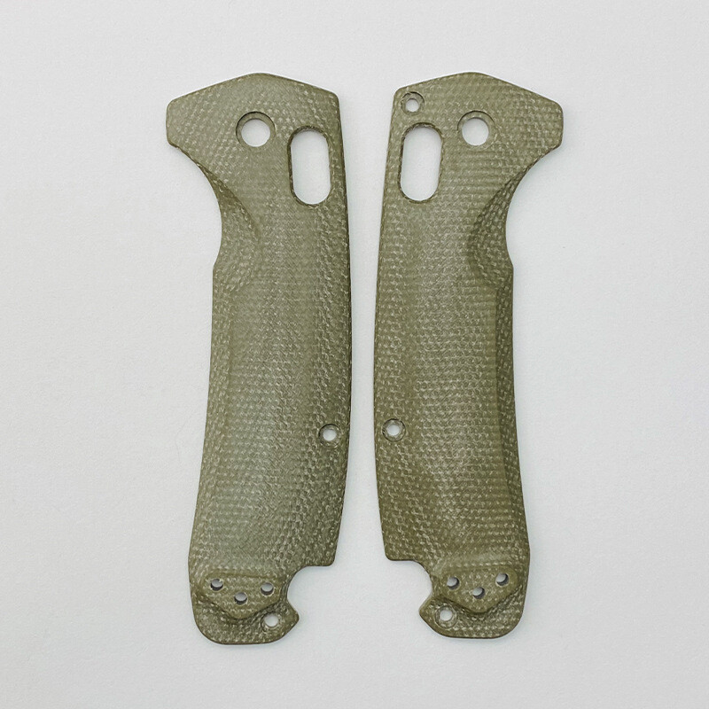 2PCS Handle Patch Custom Micarta Blade Scales For Benchmade North Fork Knife