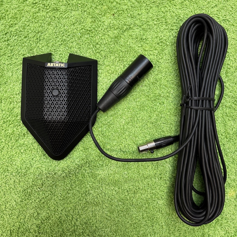 Polycom ASTATIC 901R Half Cardioid Boundary Conferencing Tabletop Microphone Mic