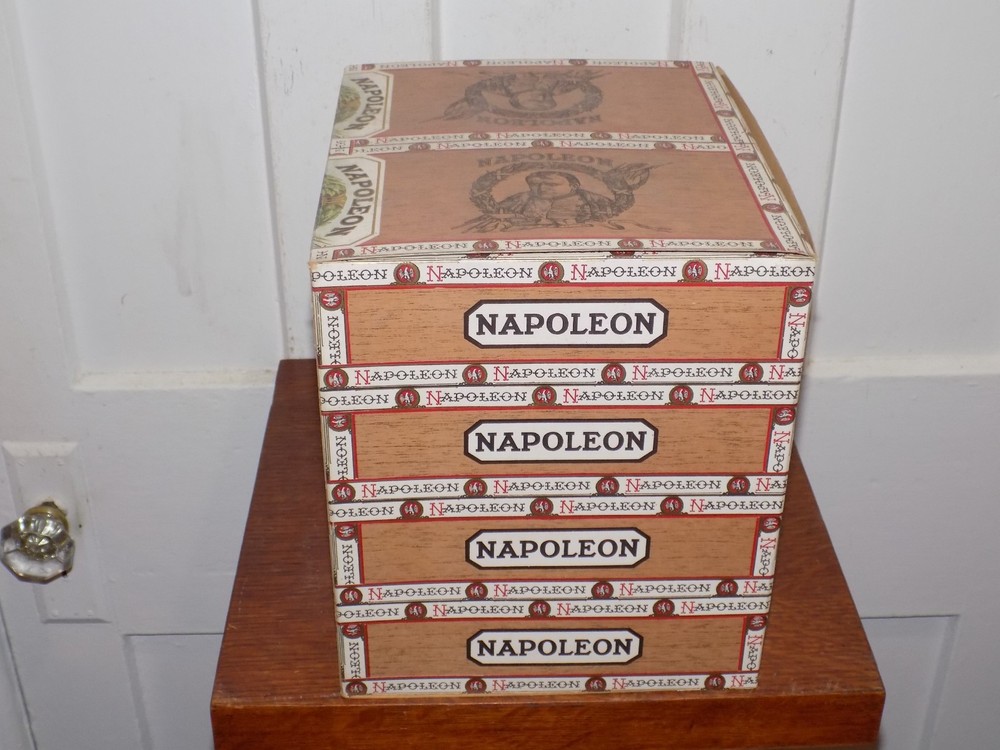 Vintage Napoleon Cigar Box Store Display