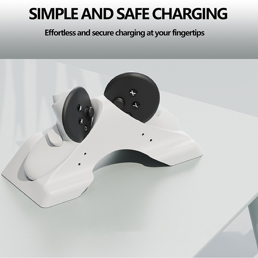 Charging Stand for Meta Quest 3/Quest 3S VR Controller Charging Dock Accessories