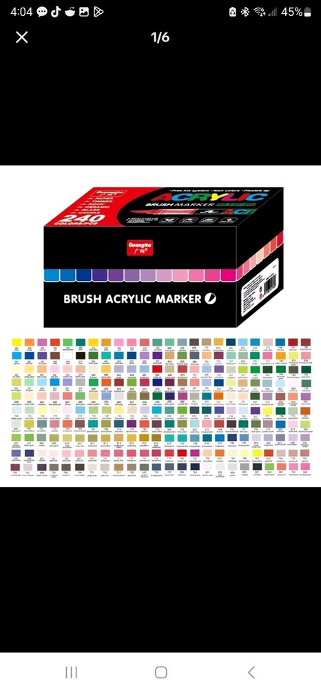 240 Count acrylic paint pens