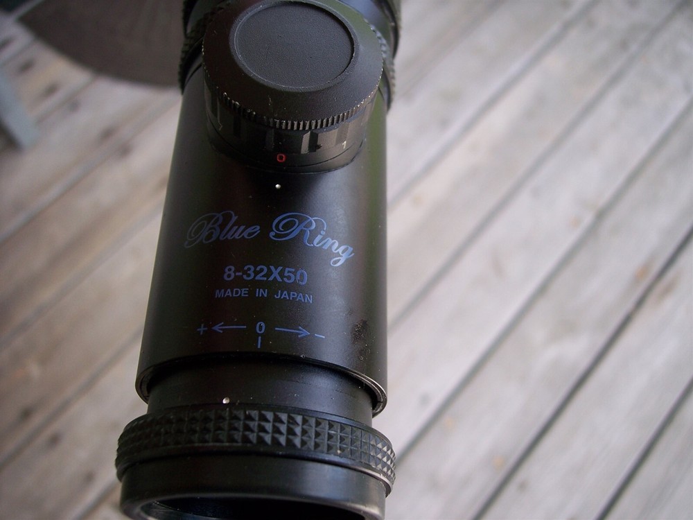 Hakko 8-32x50mm Rifle Scope ~Lighted Mil-Dot~ Blue Ring