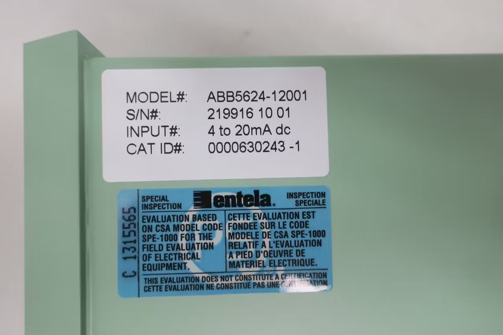 Abb ABB5624-12001 Vertical Panel Meter 0-20kg/s