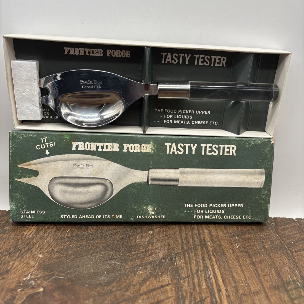Vintage MCM Frontier Forge Tasty Tester Utensil Serving