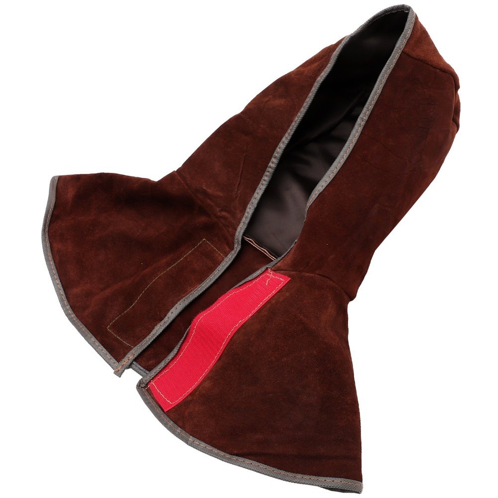 Welding Hood Cowhide Protective Caps With Neck And Shoulder Drape
