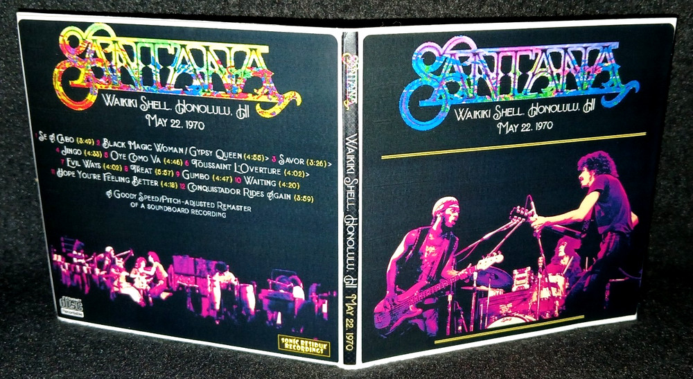 Santana Honolulu 1970 Gate Fold CD Package NEW