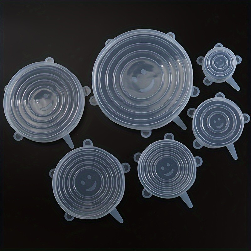 Reusable Food Grade Silicone Stretch Lids 12 Pcs