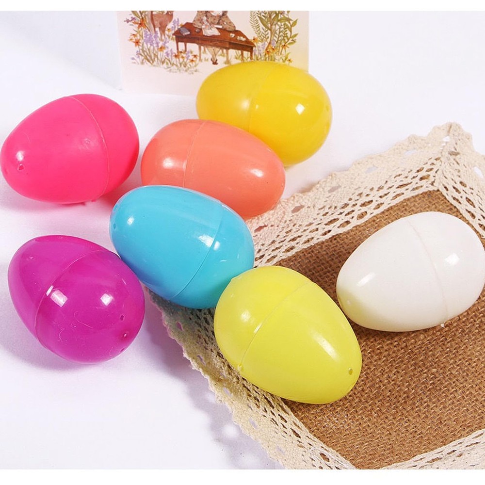 easter eggs，Jumbo Fillable Easter Eggs Colorful Bright Plastic Easter Egg