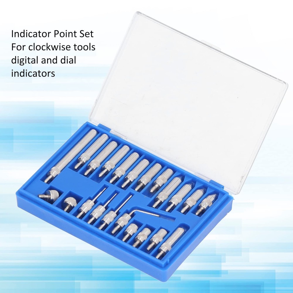 Indicator Point Set Dial Indicator Tips 22Pcs Dial Indicator Points Carbide P...