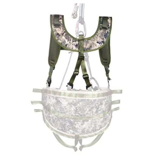 Tree Saddle Suspenders, Modular Yoke Support System with Universal Molle Kit,
