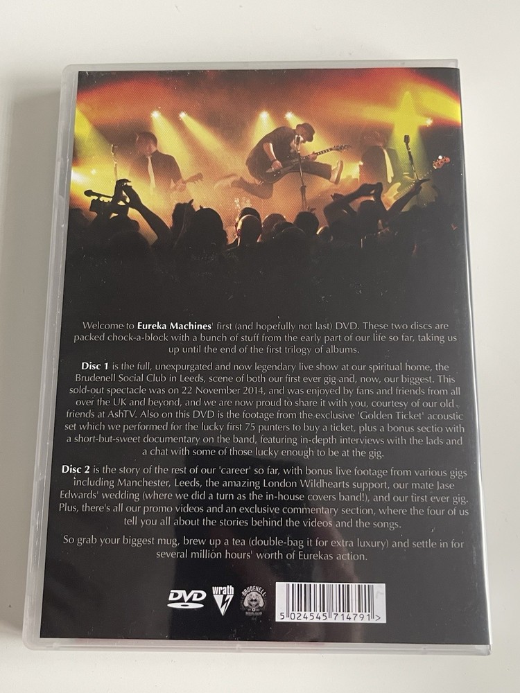 Eureka Machines Live at Leeds DVD