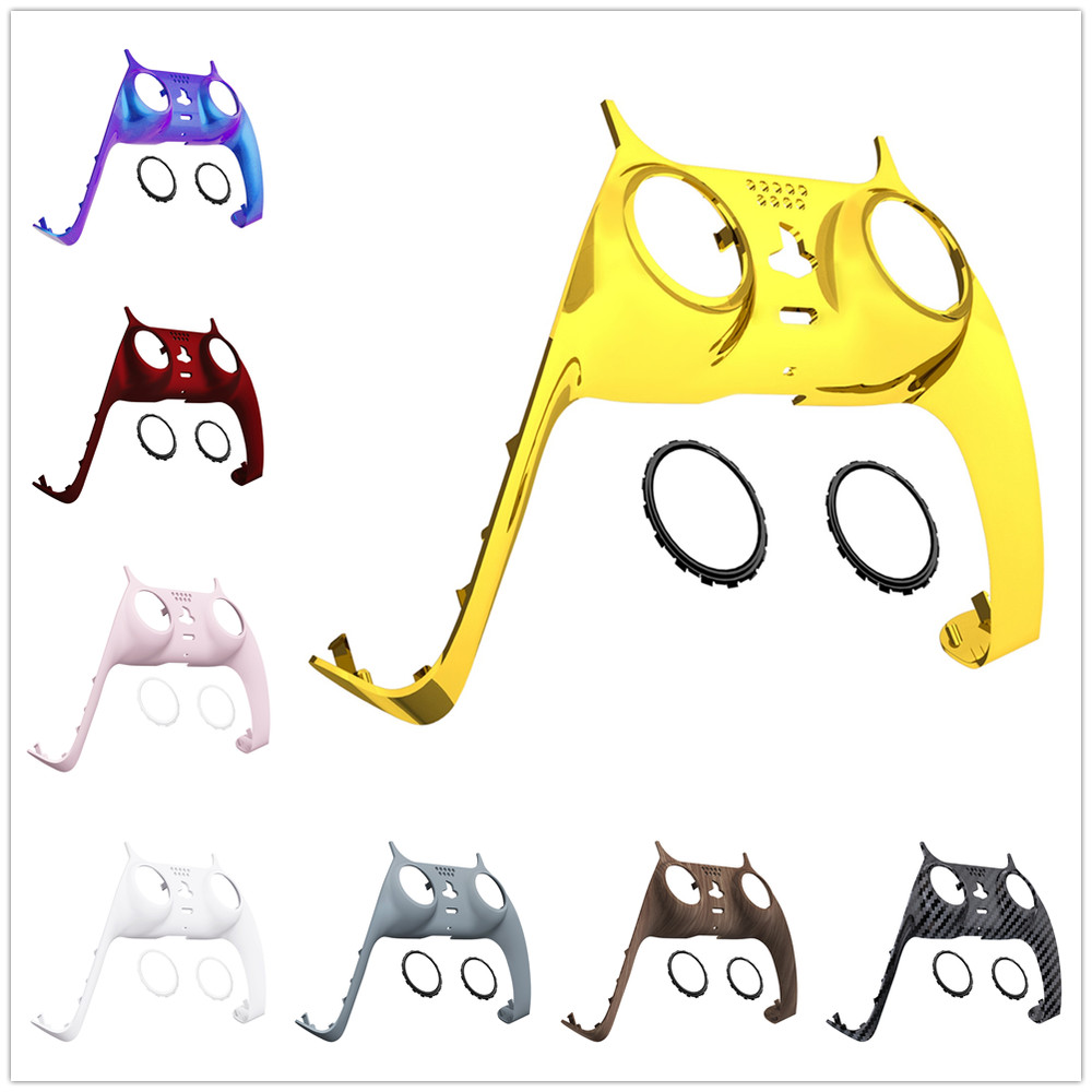 DIY Replacement Decorative Trim Shell Cover With Accent Rings For PS5 Controller