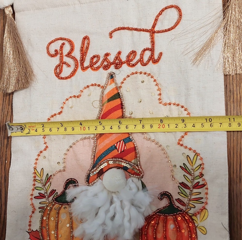 “Blessed” Fall Hanging Banner