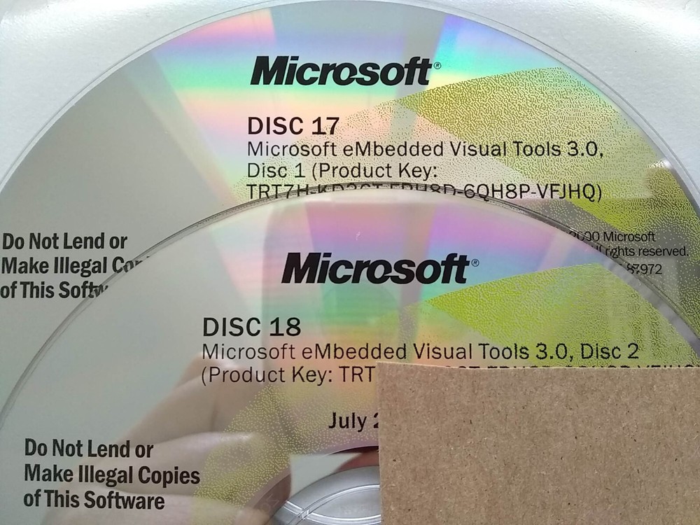 Microsoft embedded Visual Tools 3.0 Full Version w/ Product Key License