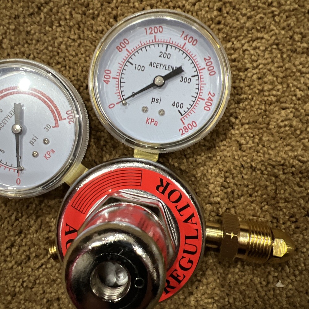 Acetylene Regulator Gauge New Without Box