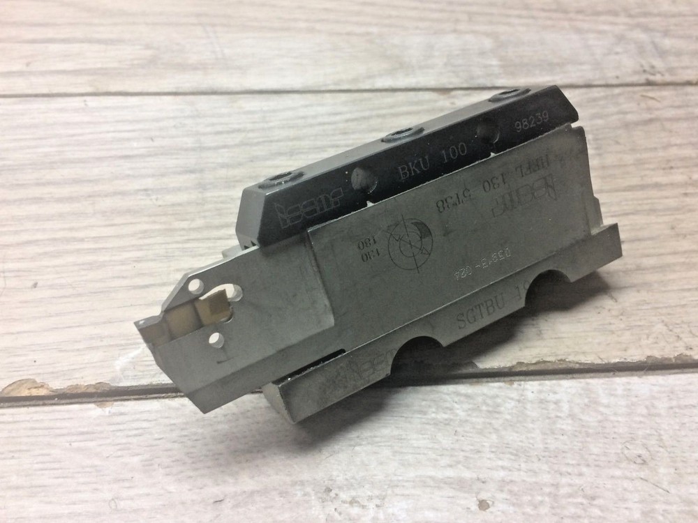 NICE ISCAR INDEXABLE CUT OFF BLADE  BKU-100 W/ 3/4 " SHANK